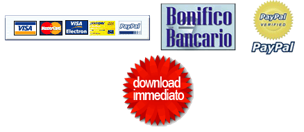Carte di credito, bonifico, pay pal
