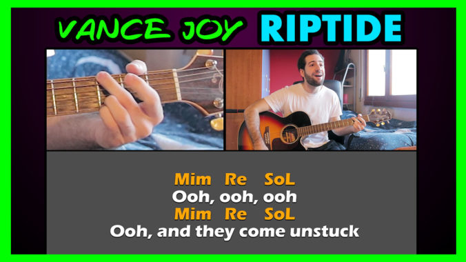 RIPTIDE VANCE JOY ACCORDI CHITARRA TUTORIAL